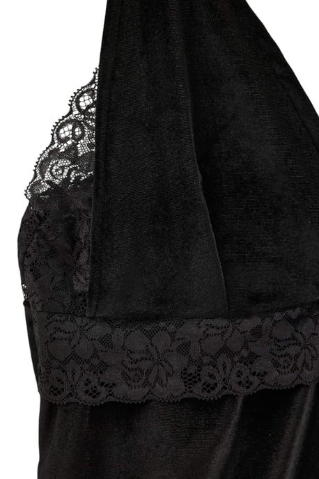 TRENDYOLMİLLA Dames Zwart Effen Lang, Regular fit Pyjama- Sets - Image 5
