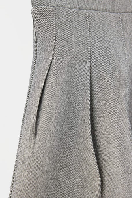 TRENDYOLKIDS Girls Gray Plain Short / Mini Basic A-line Skirts - Image 3