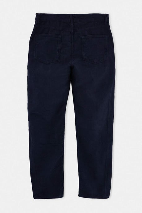 TRENDYOL MAN Men's Dark blue Plain Straight Normal waist Trousers - Image 2