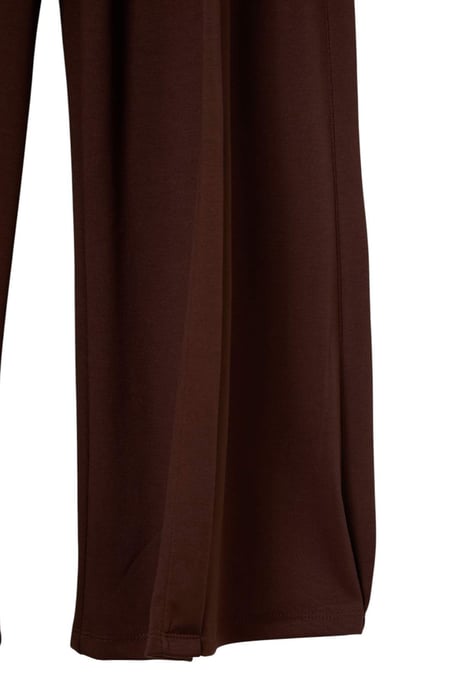 TRENDYOLMİLLA Women's Brown Plain Wide Leg Normal waist Trousers - Image 5