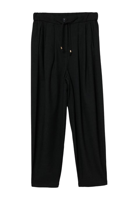 TRENDYOLMİLLA Women's Gray Plain Carrot pants Normal waist Trousers - Image 1