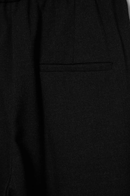 TRENDYOLMİLLA Women's Gray Plain Carrot pants Normal waist Trousers - Image 2
