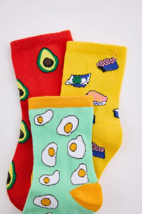 TRENDYOLKIDS Unisex Meerkleurig Met grafische print Sokken - Image 2