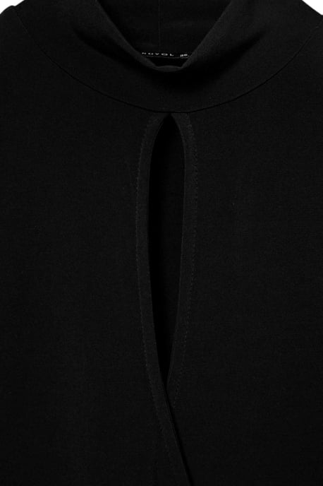 TRENDYOLMİLLA Dames Zwart Effen Lang, Getailleerd Bodys - Image 5