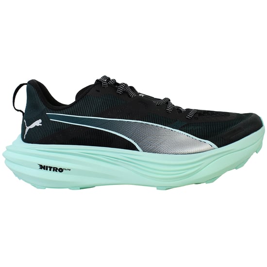 Puma Deviate Nitro Elite Trail Mens Black Running Shoes - Image 1