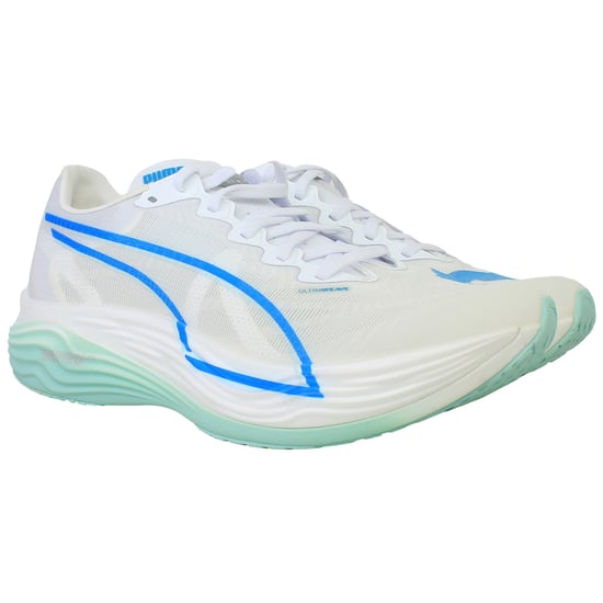 Puma Deviate Nitro Elite 3 Mens White Running Shoes - Image 2