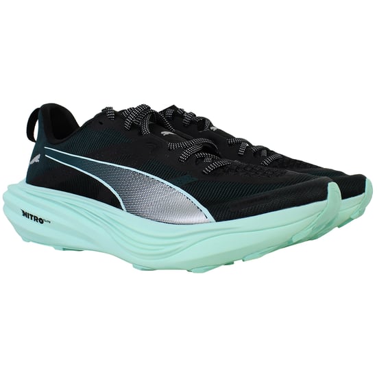 Puma Deviate Nitro Elite Trail Mens Black Running Shoes - Image 2