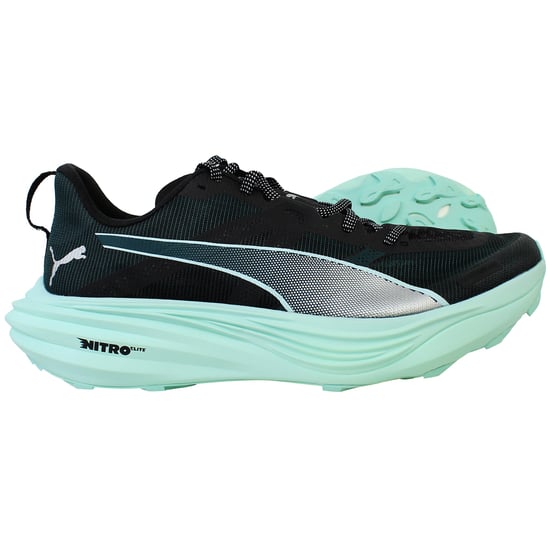 Puma Deviate Nitro Elite Trail Mens Black Running Shoes - Image 4