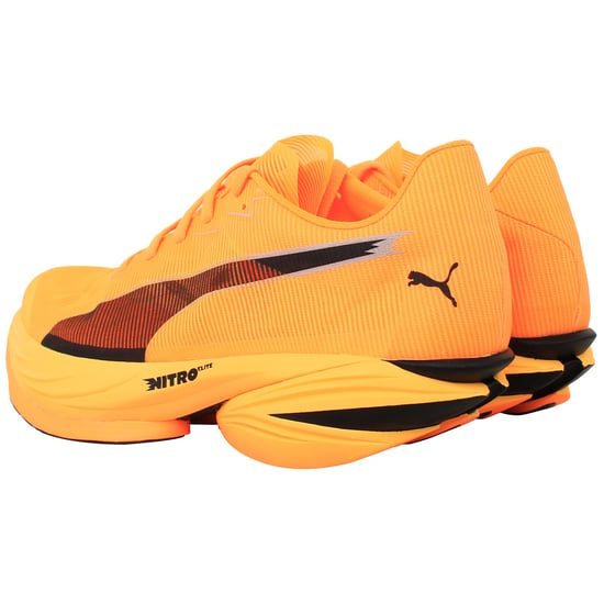 Puma Fast-R Nitro Elite 3 Womens Orange Running Shoes - Image 3