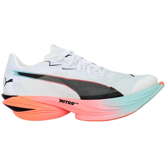 Puma Fast-R Nitro Elite 3 Mens White Running Shoes - Image 1