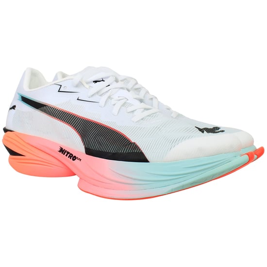 Puma Fast-R Nitro Elite 3 Mens White Running Shoes - Image 2