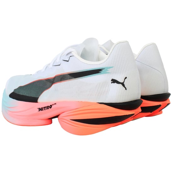 Puma Fast-R Nitro Elite 3 Mens White Running Shoes - Image 3