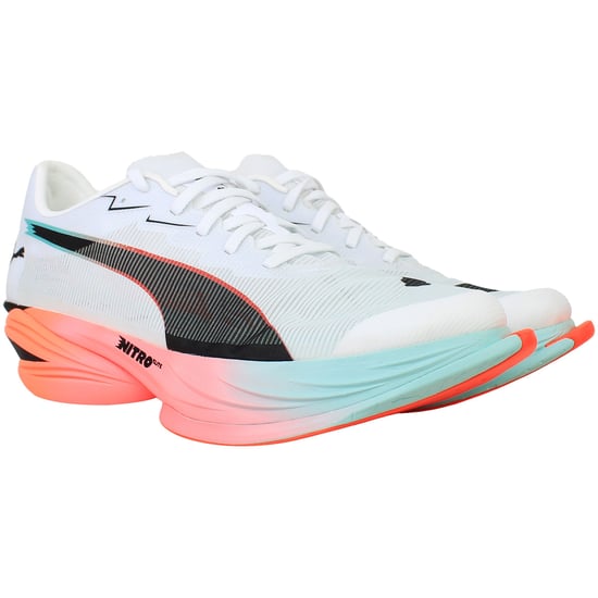 Puma Fast-R Nitro Elite 3 Womens White Running Shoes - Image 2