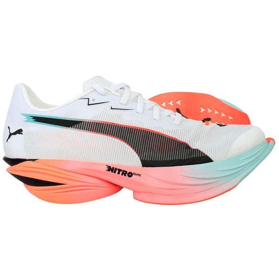 Puma Fast-R Nitro Elite 3 Womens White Running Shoes - Image 4