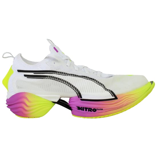 Puma Fast-R Nitro Elite 2 Mens White Running Shoes - Image 1