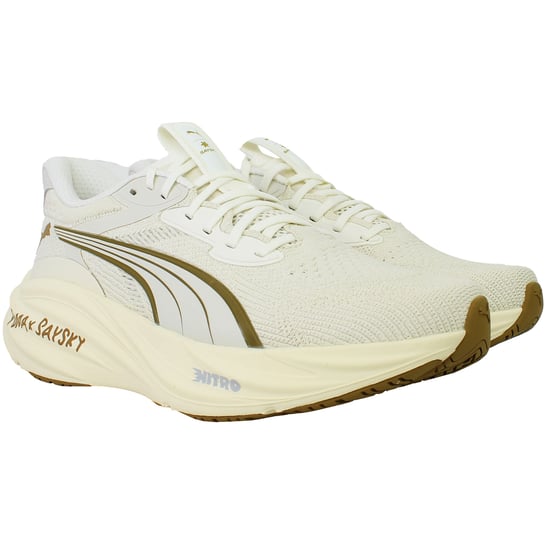 Puma Magnify Nitro 3 Saysky Womens Beige Running Shoes - Image 2