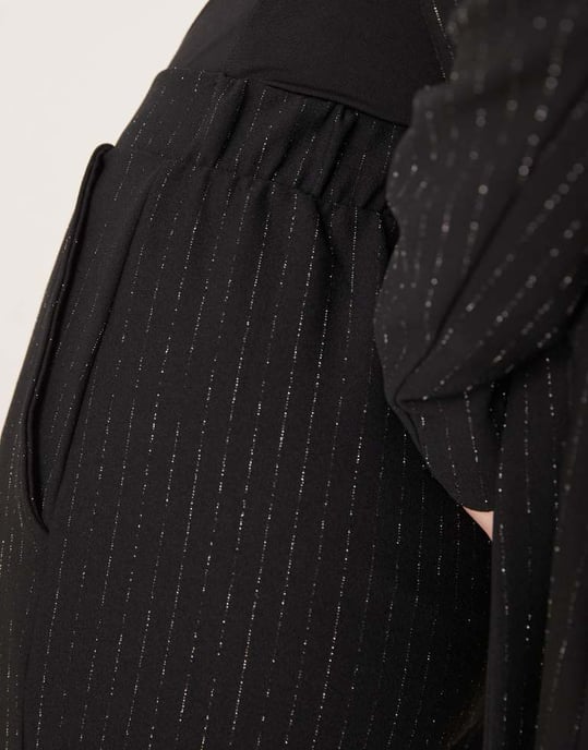 JDY wide leg trousers co-ord in black - Image 3