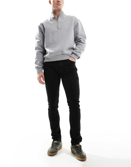 Farah drake skinny jeans in black - Image 1