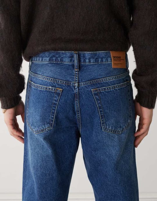 Dr Denim Dash regular fit straight leg in stray dark used - Image 4
