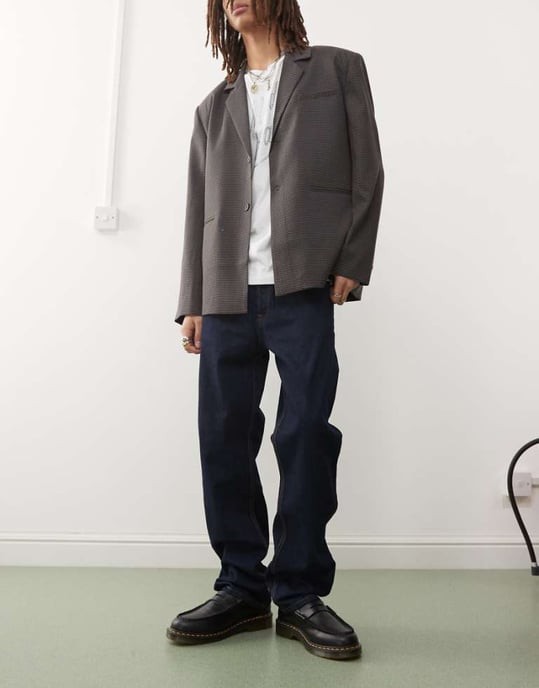 Dr Denim Dash regular fit straight leg in stray rinse - Image 1