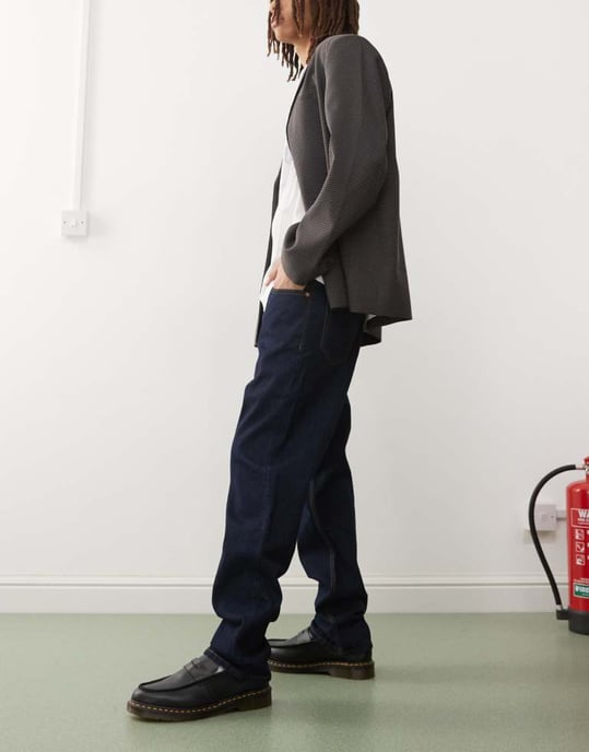 Dr Denim Dash regular fit straight leg in stray rinse - Image 3