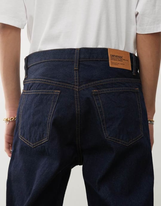 Dr Denim Dash regular fit straight leg in stray rinse - Image 4
