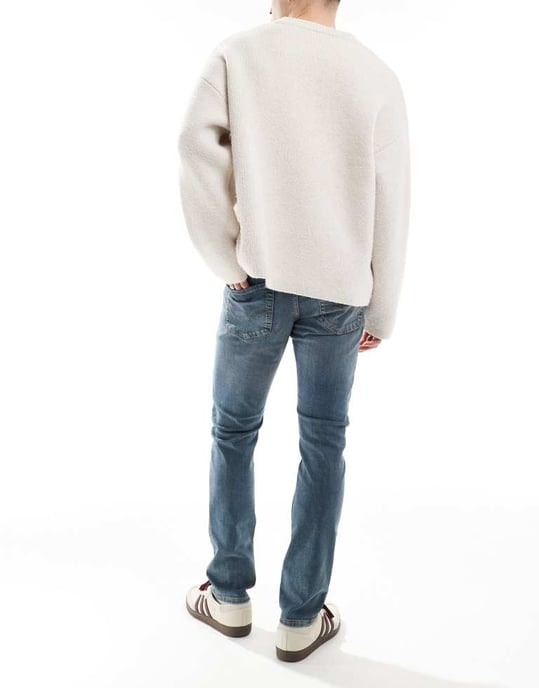 Jack & Jones Glenn slim fit jeans i vintage blå tvätt - Image 2