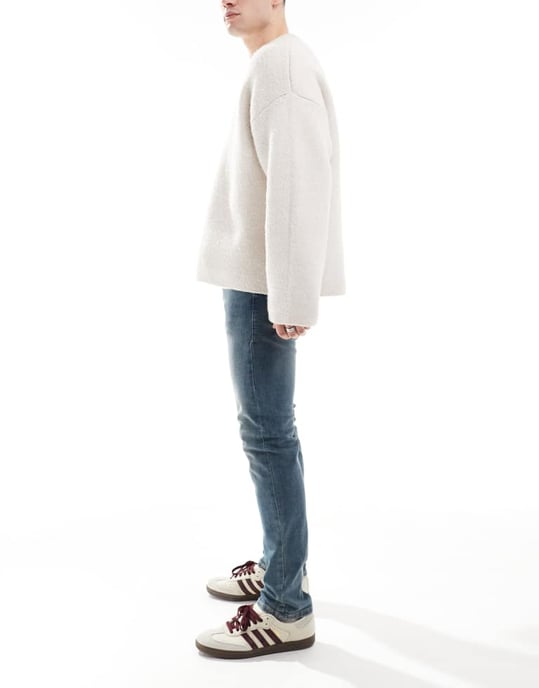 Jack & Jones Glenn slim fit jeans i vintage blå tvätt - Image 3