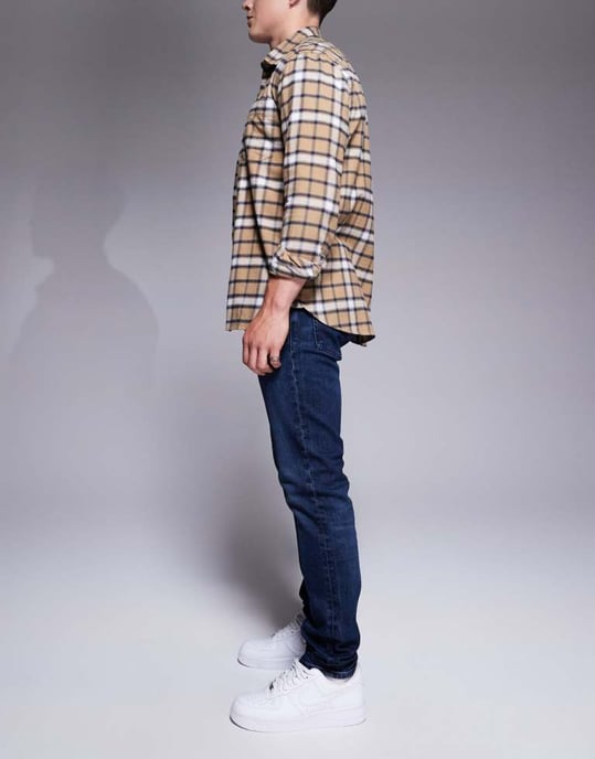 HUGO Red 708 slim fit jeans i mörkblå - Image 2