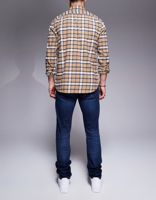 HUGO Red 708 slim fit jeans i mörkblå - Image 3