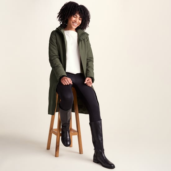 Dalton Womens Longline Waterproof Insulated Coat - Khaki - Image 4