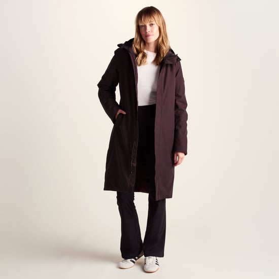 Dalton Womens Longline Waterproof Insulated Coat - Huckleberry - Image 1