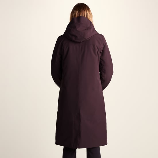 Dalton Womens Longline Waterproof Insulated Coat - Huckleberry - Image 2