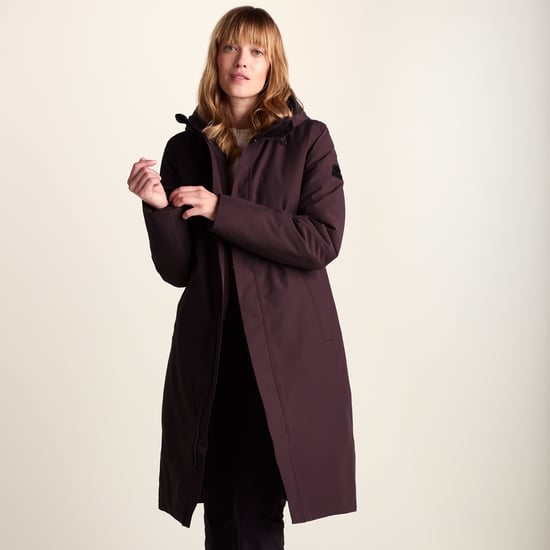 Dalton Womens Longline Waterproof Insulated Coat - Huckleberry - Image 3