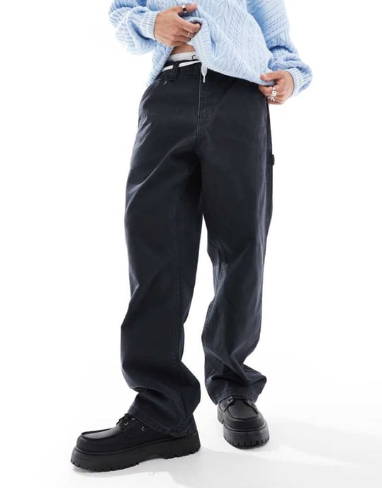 Vans arbetsbyxor i svart - Image 1