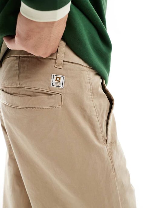ONLY & SONS loose fit trouser in light brown - Image 4