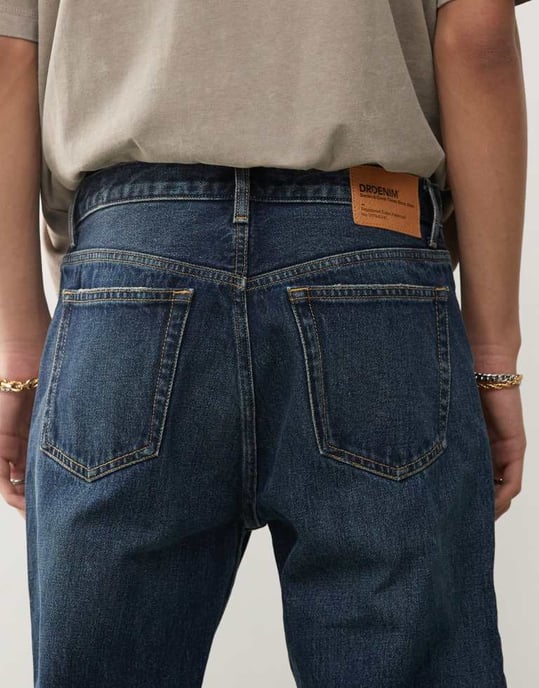 Dr Denim Rush regular fit jeans in canyon dark used darkwash blue - Image 4
