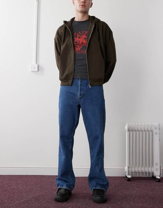 Dr Denim Kit regular fit bootcut leg in mid retro wash - Image 1