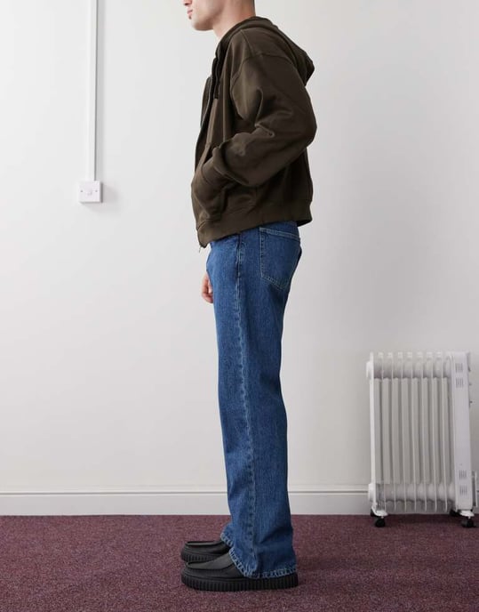 Dr Denim Kit regular fit bootcut leg in mid retro wash - Image 3