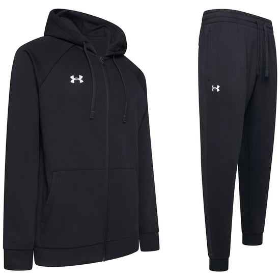 Under Armour Full Zip UA Rival Fleece Men's Tracksuit Black - Image 1