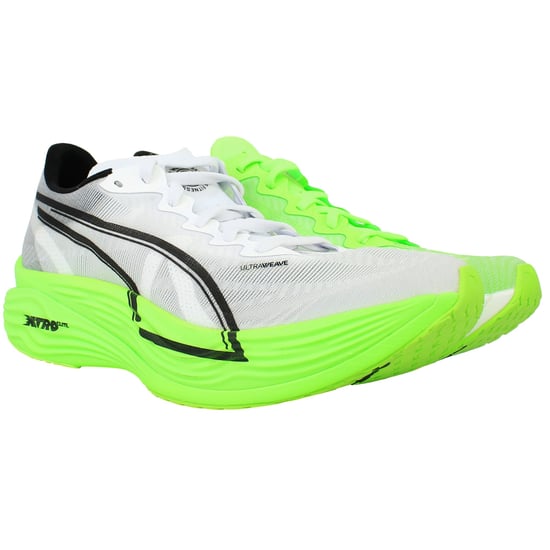 Puma x HYROX Deviate Nitro Elite 3 Womens White Running Shoes - Image 2