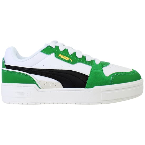 Puma CA Pro Lux III Mens White/Green Trainers - Image 1