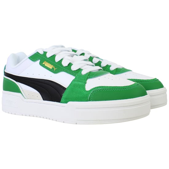 Puma CA Pro Lux III Mens White/Green Trainers - Image 2