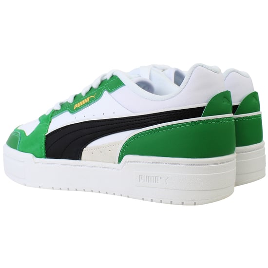 Puma CA Pro Lux III Mens White/Green Trainers - Image 3