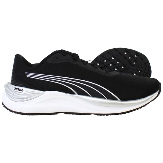 Puma Electrify Nitro 3 Kids Black Running Shoes - Image 4