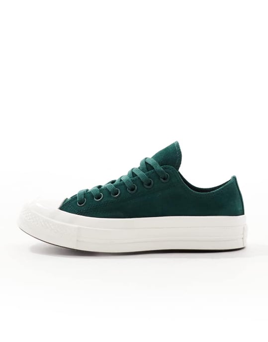 Converse Chuck 70 Ox trainers in dark green - Image 3