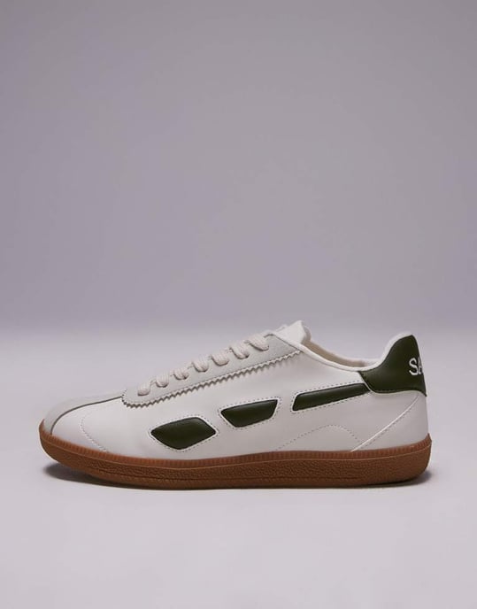 Saye unisex Modelo '70 trainers in khaki - Image 4