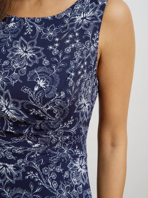 Octavia Chiffon Floral Midi Dress - Image 3