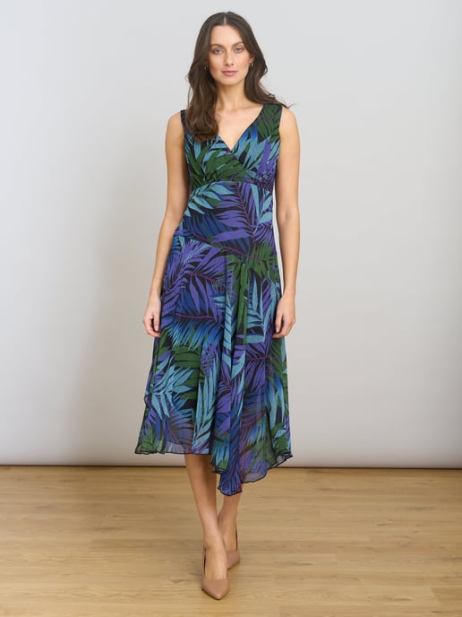 Corie Printed Midi Dress - Image 1
