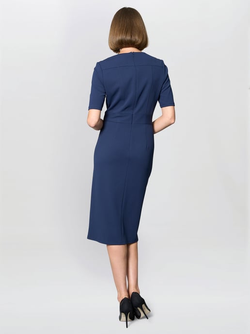 Everley Tailored Belted Dress - Image 4